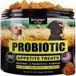 Probiotics for Dogs – Digestive Enzymes & Gut Health Support Chews for Allergies, Yeast Balance & Immunity