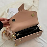 Women’s Stylish PU Leather Shoulder Bag – Simple Flap Crossbody Purse & Handbag