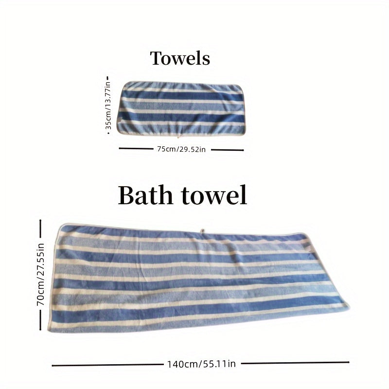 3-Piece Towel & Bath Towel Set – Super Soft, Highly Absorbent Towels for Home, Hotel & Spa 🛁✨