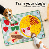 Mewoofun Washable Snuffle Mat – Slow Feeder Puzzle Mat for Dogs, Mental Stimulation & Scent Training Toy