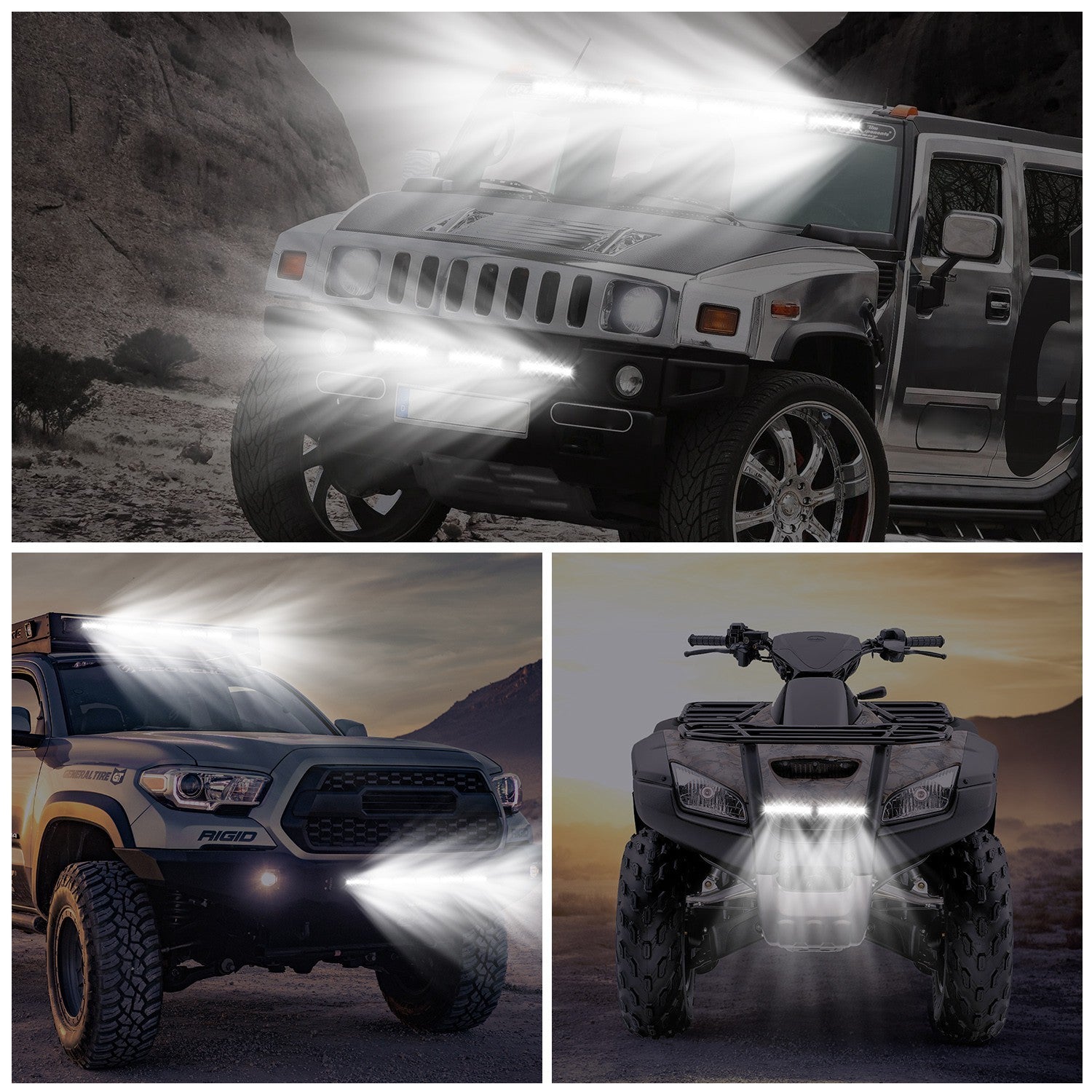 Durable 7in LED Offroad Light Bar with Ultra-Slim Design