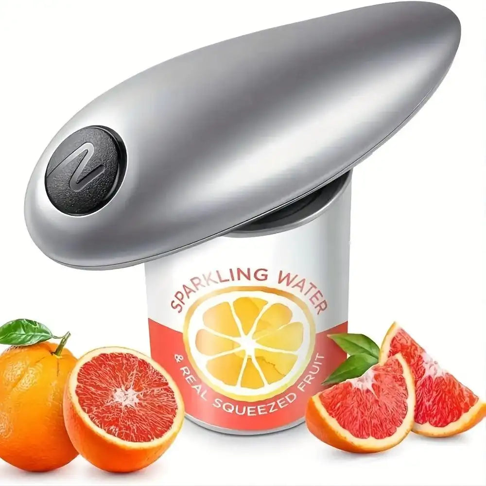 [Electric Can Opener] Hand-Free Electric Can Opener - Easy Open Any Can Sizes with Smooth Edge - Food-Safe Portable Battery Operated - PulinGO