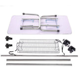 Professional Stainless Steel Folding Grooming Table – Heavy-Duty Dog Grooming Station with Adjustable Arm & Non-Slip Surface