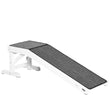 Dog Bed Ramp with Non-Slip Carpet & Top Platform – Wooden Pet Ramp for Small & Senior Dogs (