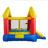 8‑in‑1 Inflatable Bounce House – Kids Play Center with Blower, Basketball Hoop, Ocean Balls, Ring Toss & Sticky Ball Game