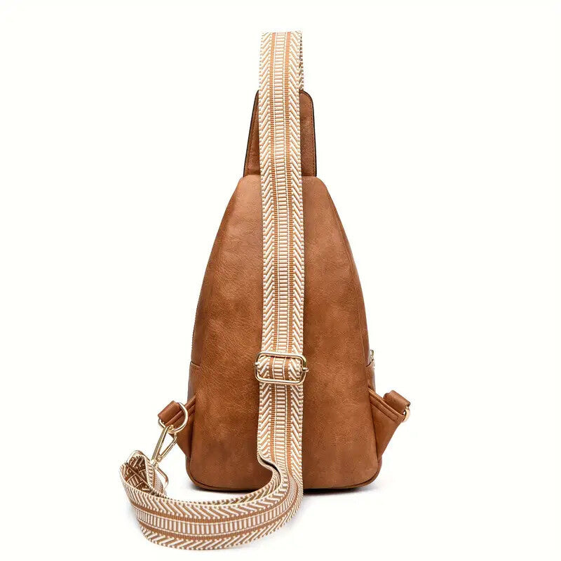 Trendy Small Sling Bag for Women 🎒 Stylish Leather Crossbody Fanny Pack – Everyday Travel Purse