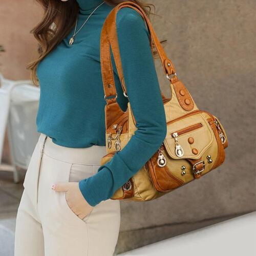 Vintage High-Quality Leather Luxury Handbag – Elegant Shoulder & Tote Bag for Women