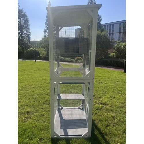 Outdoor & Indoor Cat Climbing Frame Game Cage – Large Multi-Level Pet Playhouse