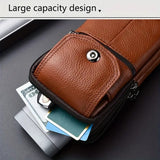 Premium Leather Phone Shoulder & Belt Case