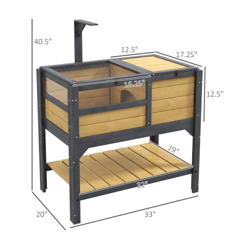 Durable Reptile Fence with Wooden Pallets – Outdoor Enclosure Barrier for Turtles, Lizards & Small Animals