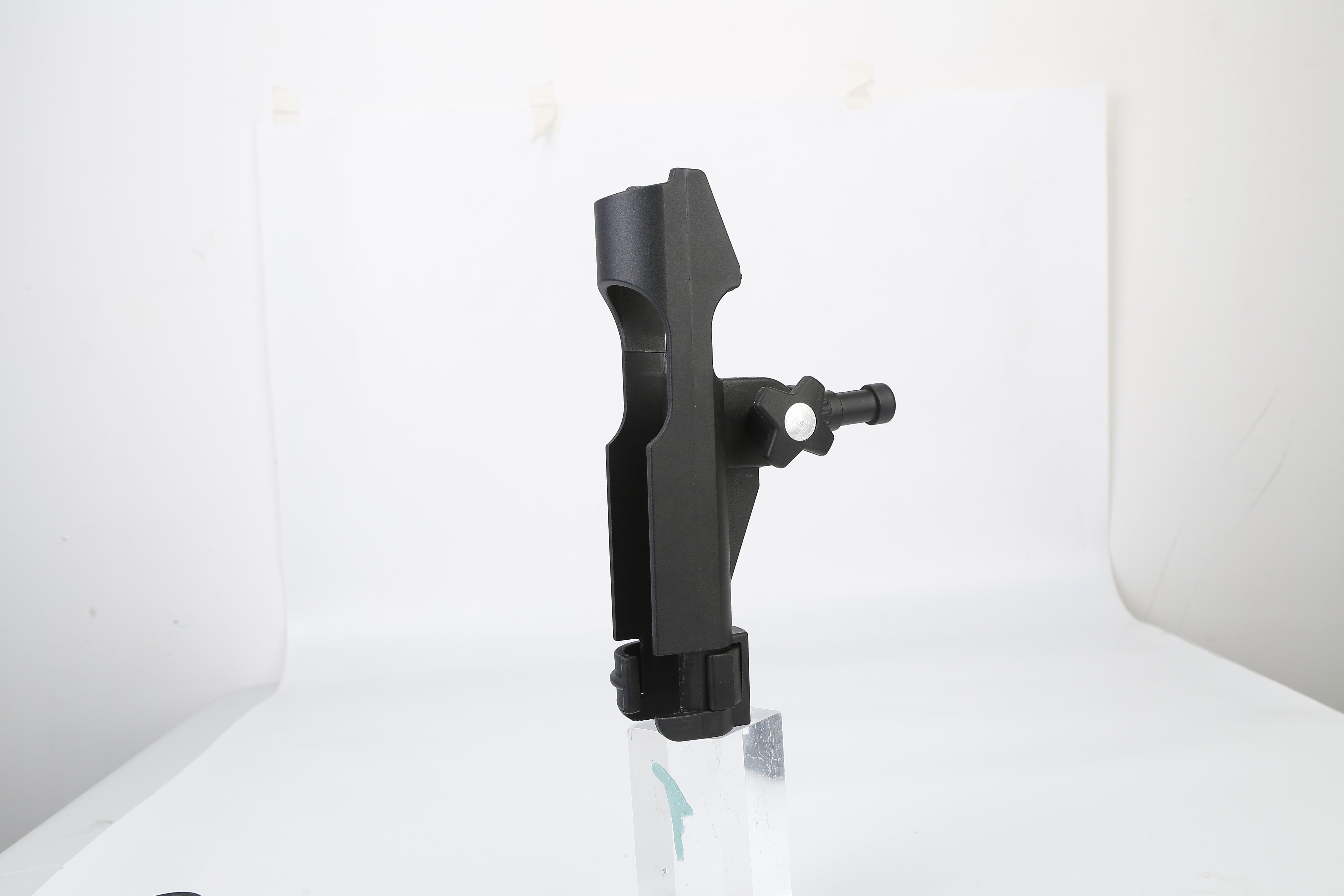360° Rotatable Boat Fishing Rod Holder - Adjustable Kayak Pole Holder with Rail Clamp Mount