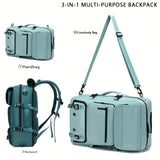 2025 New Multi-Functional 16″ Laptop Travel & Business Backpack for Men & Women – Large Capacity with Shoe Pocket & Crossbody Straps 🎒