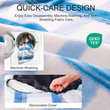 Mewoofun Plush Round Cat Bed – 23" Calming Washable Pet Bed with Non-Slip Bottom for Cats, Puppies & Kittens