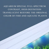 YEE Six Row Grass Light Stand – 47.8cm Blue & White LED Aquarium Plant Light, 22W US Standard for Freshwater & Saltwater Tanks