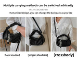 Women’s Pleated Shoulder Bag – Fairy Student Underarm Handbag for Daily Use