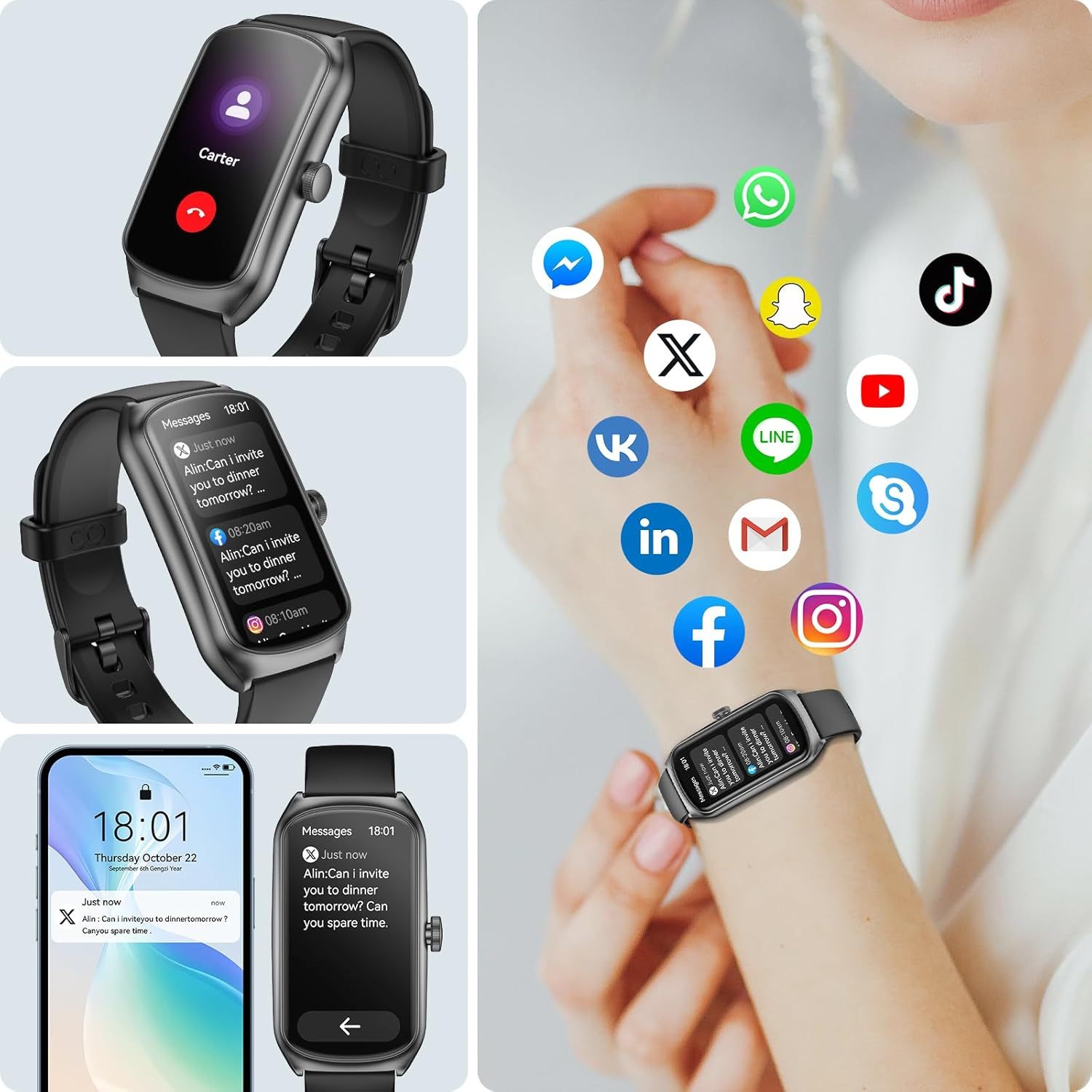 Stay fit, healthy, and connected. 🏃⌚💓