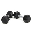 15LB Dumbbells (Pair) – Rubber Coated Solid Cast Iron | Durable Home Gym Weights for Strength Training 💪🔥