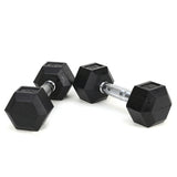 15LB Dumbbells (Pair) – Rubber Coated Solid Cast Iron | Durable Home Gym Weights for Strength Training 💪🔥