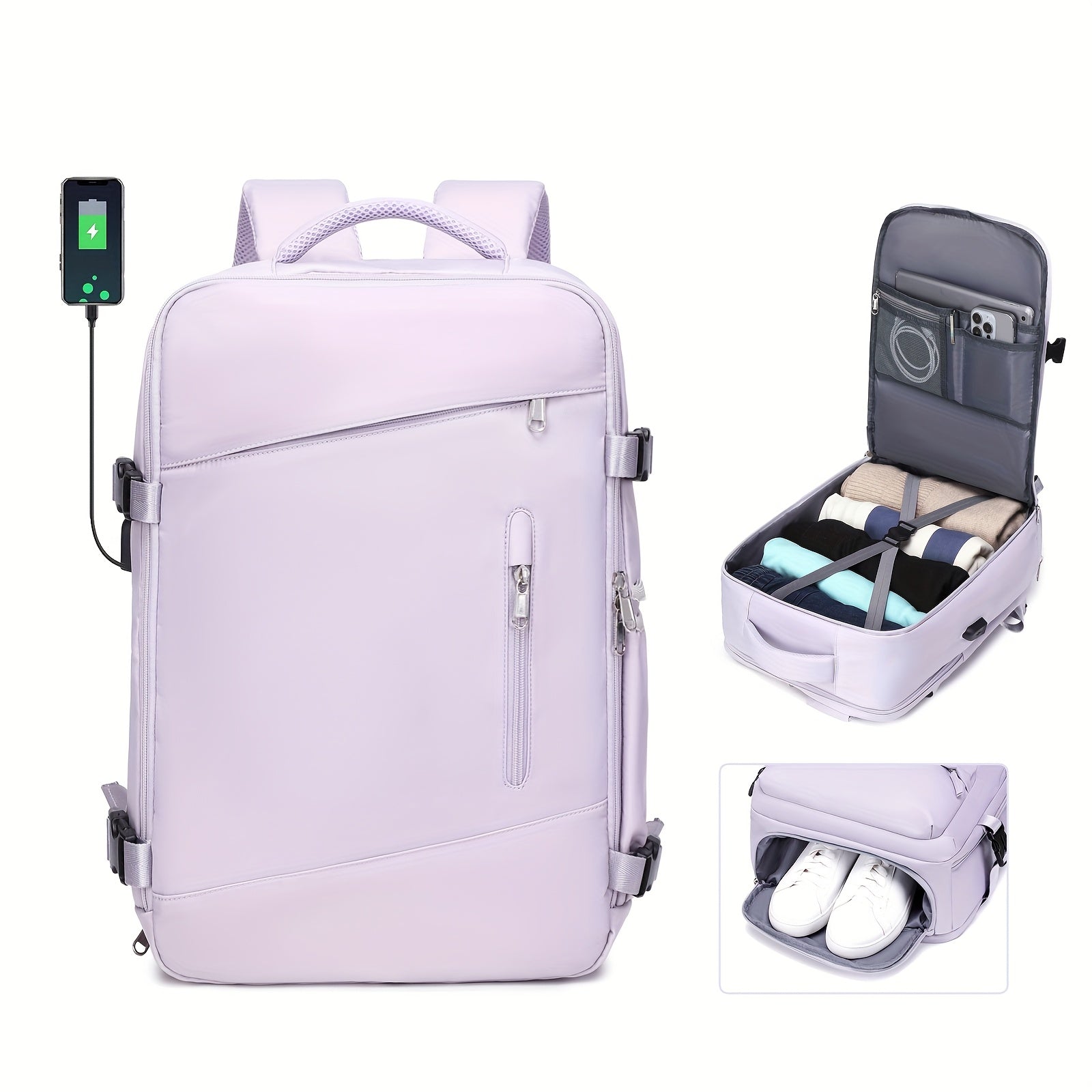 Versatile Travel Backpack for Men & Women – Large-Capacity Laptop Bookbag (Fits 15.6″ & 14″ Notebooks) 🎒