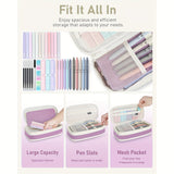 39-Piece Aesthetic School Supplies Set – Pastel Highlighters, Gel Pens, Mechanical Pencils & Cute Pen Case