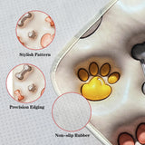 Qeils Reusable Puppy Pads – 2 Pack 3D Printed Washable Pee Pads for Dogs, Super Absorbent Leakproof Training Mats with Non-Slip Bottom