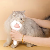 Pet Massage Hair Removal Comb – Paw-Shaped Grooming Brush for Dogs & Cats, Gentle Deshedding & Pet Hair Remover Tool