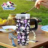 Sanrio 14 oz Stainless Steel Insulated Water Bottle with Handle & Straw – BPA-Free, Travel & Family Gift