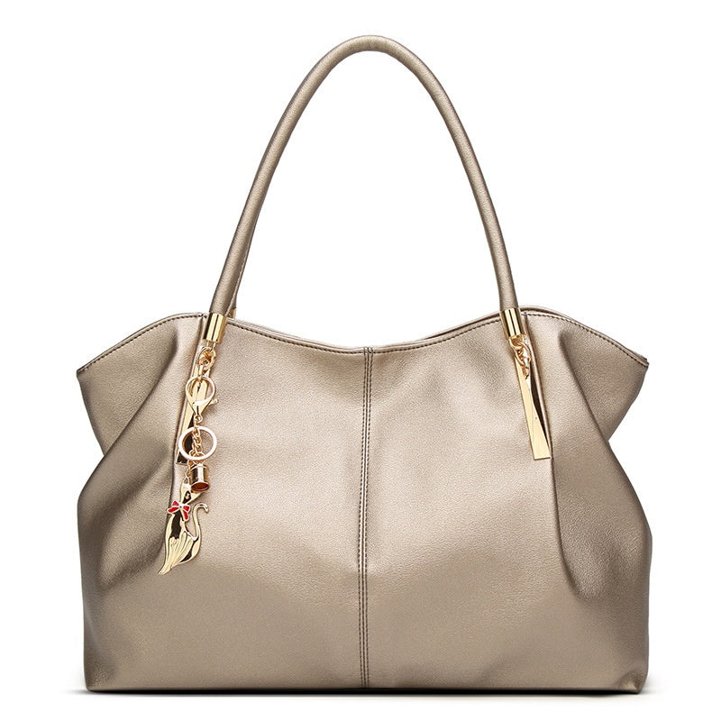 Women’s Large Leather Tote Bag – Shoulder Purse with Top Handle Hobo Handbag