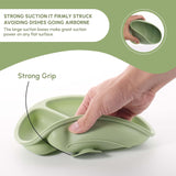 Silicone Baby Feeding Set with Suction – 10 PCS Baby Weaning Supplies (Green)