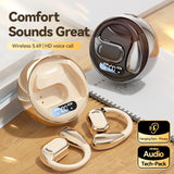 Lightweight Open-Ear Wireless Earphones with Noise Cancelling