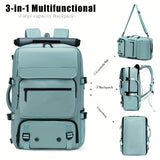 2025 New Multi-Functional 16″ Laptop Travel & Business Backpack for Men & Women – Large Capacity with Shoe Pocket & Crossbody Straps 🎒