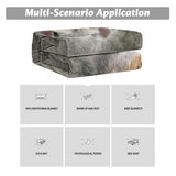 Schnauzer Flannel Blanket – Super-Soft Cozy Puppy Dog Throw for Couch, Bed & Office, 75 × 100 cm