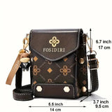Small Crossbody Phone Bag 📱 Travel Cellphone Wallet & Shoulder Bag – Coffee