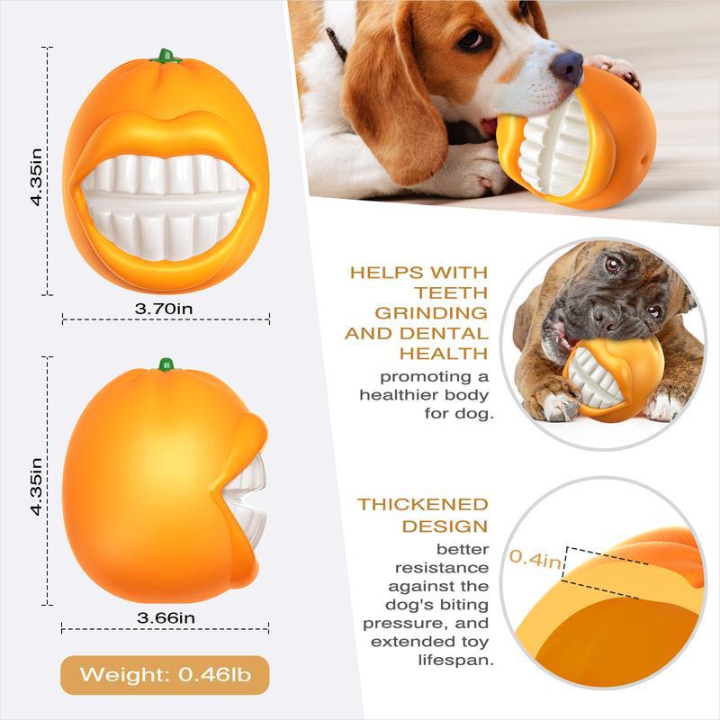Prokel Dog Squeak Chew Toy – Tough Ball for Medium & Large Aggressive Chewers, Indestructible Squeaky Training & Fetch Toy
