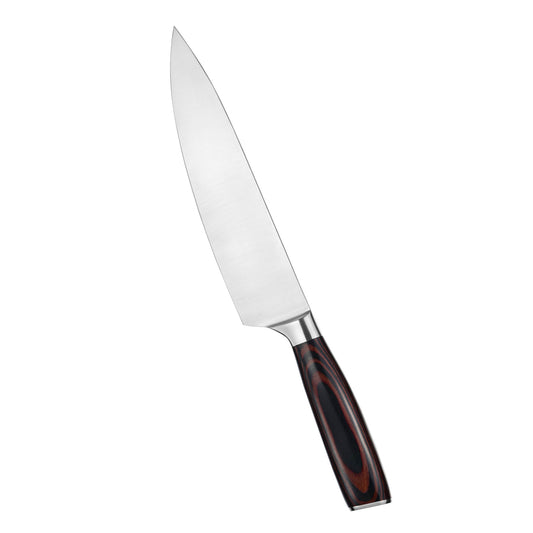 Kegani 8-Inch Japanese Chef Knife – High Carbon Stainless Steel, Rosewood Handle, Ultra Sharp Full-Tang with Sheath