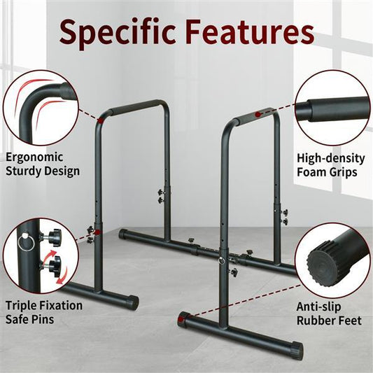 Power Tower – Adjustable Height Pull-Up & Dip Station | Multi-Functional Heavy Duty Home Gym 💪🔥
