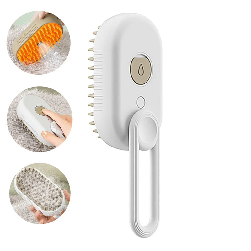3-in-1 Electric Pet Brush – Grooming, Massage & Hair Removal