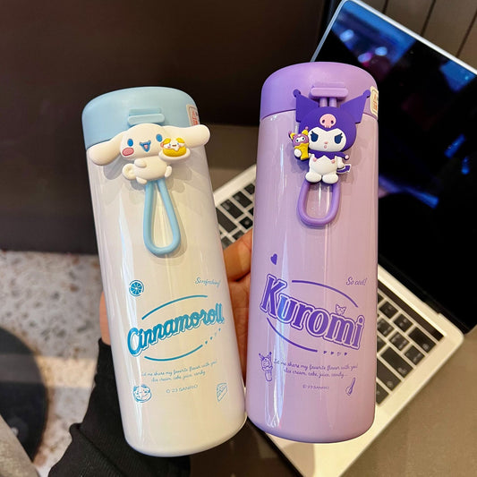 Sanrio Official Insulated Thermos Cup – Double Leak-Proof Tritan Tumbler for Hot & Cold Drinks 🎀✨