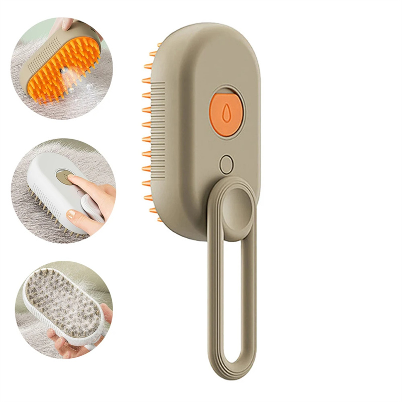 3-in-1 Electric Pet Brush – Grooming, Massage & Hair Removal