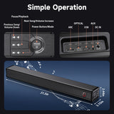 Immersive TV Soundbar with Powerful Subwoofer