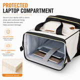 Large Laptop Backpack for 15.6–17.3 Inch Laptops – Water-Resistant Travel, College & Work Backpack with Luggage Strap