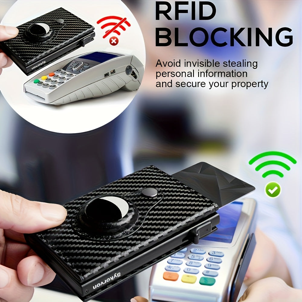 Sleek & Secure Men’s AirTag Wallet