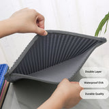 Waterproof Cat Litter Box Mat – Splash-Proof, Non-Slip Double-Layer Filter Pad for Mess-Free Homes