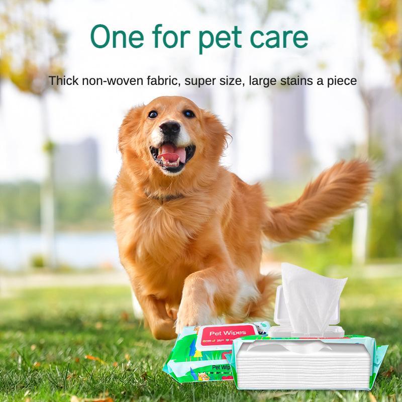 Plant-Based Fragrance-Free Pet Wipes – Gentle, Hypoallergenic & Eco-Friendly Cleaning for Dogs & Cats