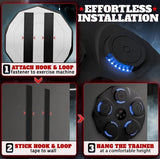 Music Boxing Machine – Wall-Mounted Bluetooth Punching Pad with Lights & Sound Effects 🎶🥊🔥