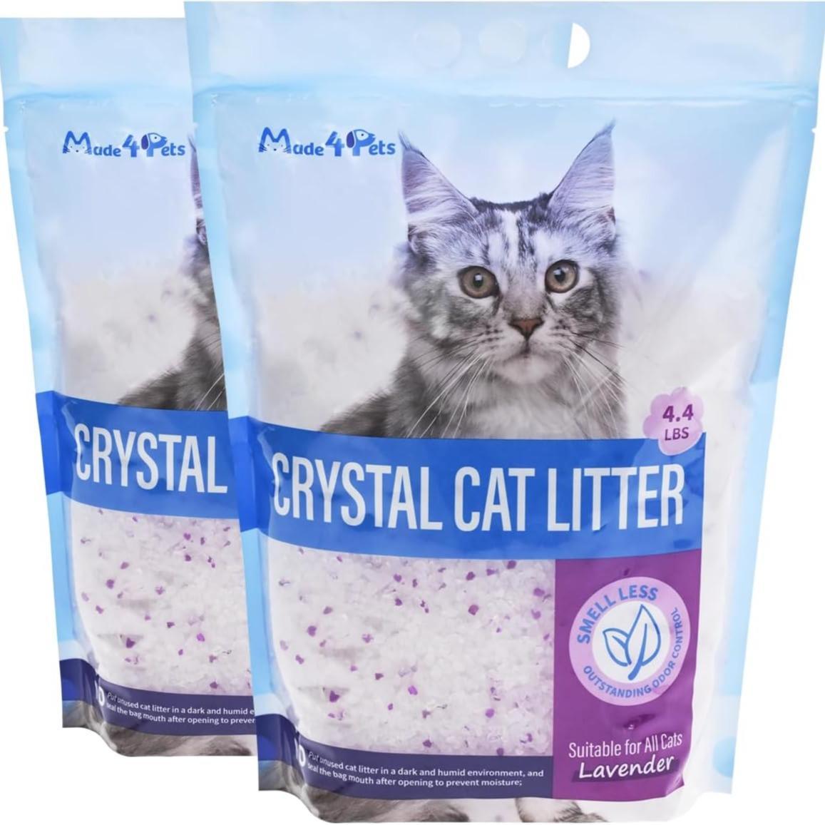 Crystal Cat Litter – Lightweight, Low-Dust Pet Litter with Odor Control & No Caking Formula
