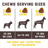Probiotics for Dogs – Digestive Enzymes & Gut Health Support Chews for Allergies, Yeast Balance & Immunity
