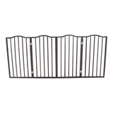Arc Wooden Pet Gate – Freestanding & Folding Dog Safety Barrier for Doorways, Stairs & Indoor Spaces