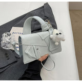 Women’s Quilted Denim Crossbody Bag 💎 Stylish Chain Shoulder Purse – Chic Evening & Casual Bag