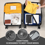 3-Piece ABS+PC Suitcase Collection